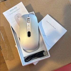 M191-Pro Smart Voice Wireless Mouse - Silver